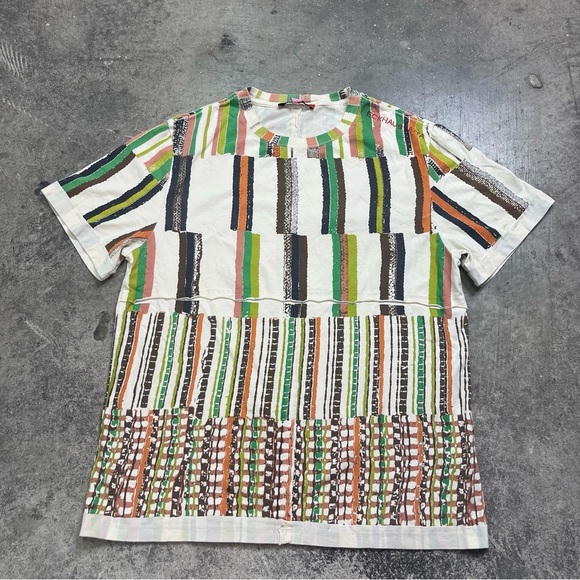 ECKHAUS LATTA Multicolor Striped Men's Shirt - Picture 1 of 5